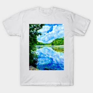 Fluffy Cloud Reflection by Pamela Storch T-Shirt